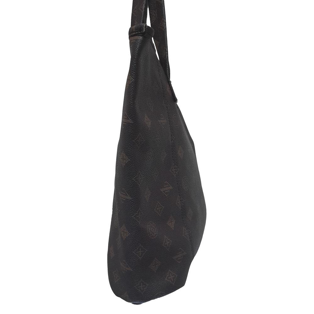 Floral Brown Shopper Bag + accessories - Image 2
