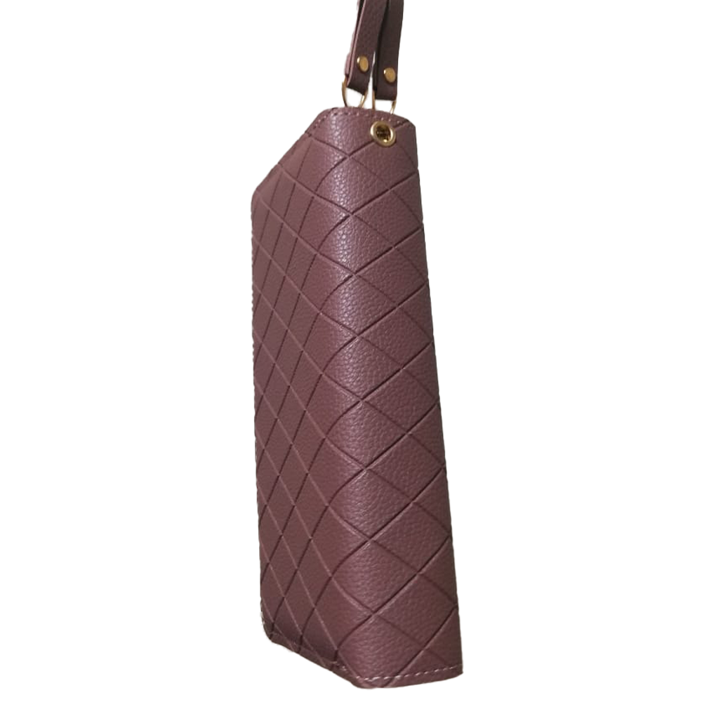 Purple Wallet with Letter Pattern - Image 2